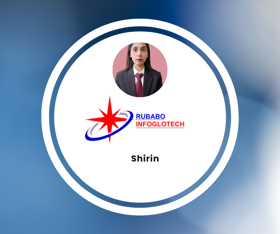 Home blue & white circle simple testimonial review facebook post